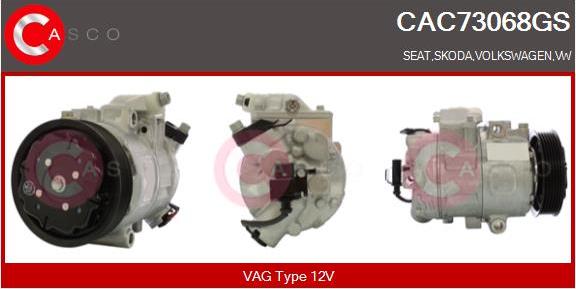 Casco CAC73068GS - Compressor, air conditioning car-mod.net
