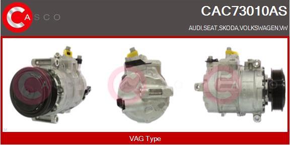 Casco CAC73010AS - Compressor, air conditioning car-mod.net