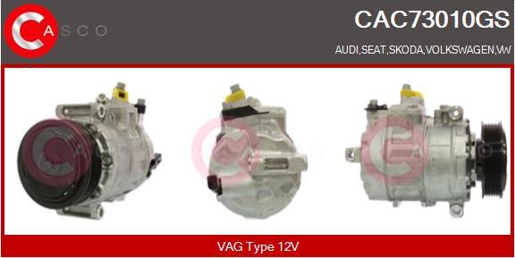 Casco CAC73010GS - Compressor, air conditioning car-mod.net