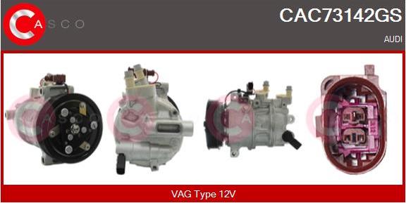 Casco CAC73142GS - Compressor, air conditioning car-mod.net