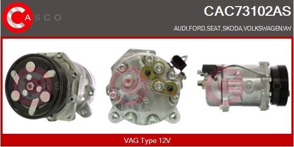 Casco CAC73102AS - Compressor, air conditioning car-mod.net