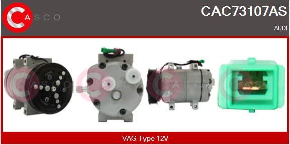 Casco CAC73107AS - Compressor, air conditioning car-mod.net