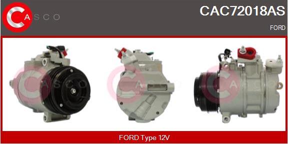 Casco CAC72018AS - Compressor, air conditioning car-mod.net