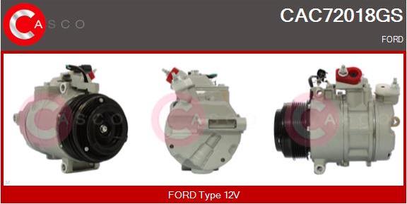 Casco CAC72018GS - Compressor, air conditioning car-mod.net