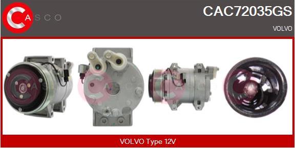 Casco CAC72035GS - Compressor, air conditioning car-mod.net