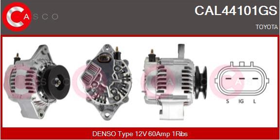 Casco CAL44101GS - Alternator car-mod.net
