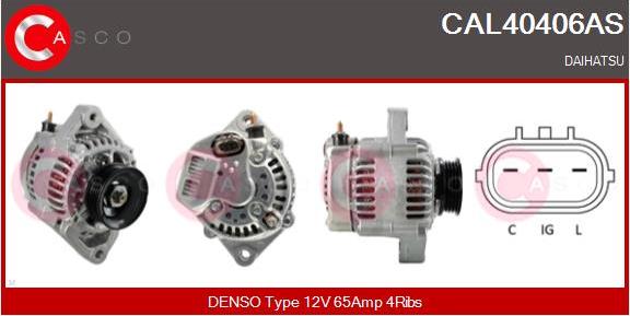 Casco CAL40406AS - Alternator car-mod.net