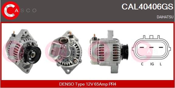 Casco CAL40406GS - Alternator car-mod.net