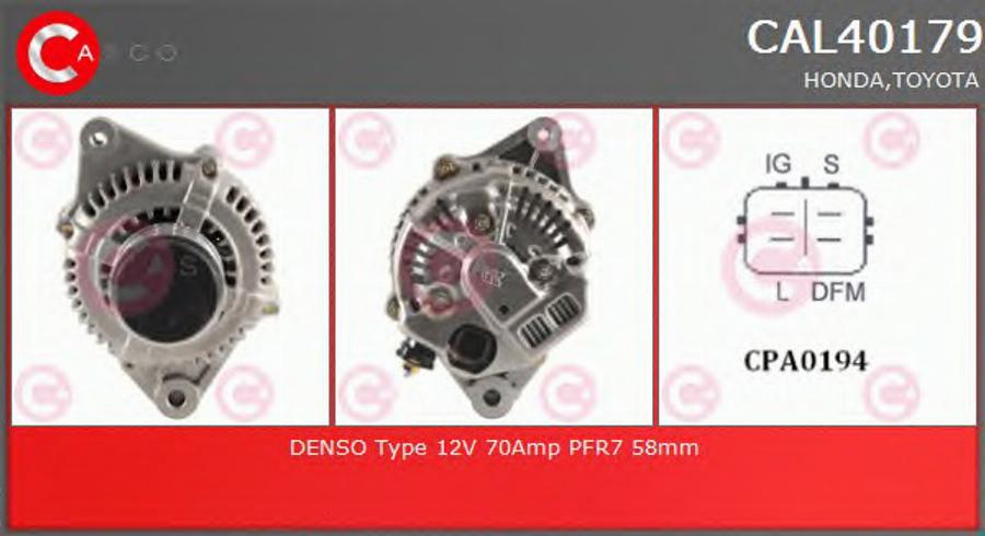 Casco CAL40179 - Alternator car-mod.net