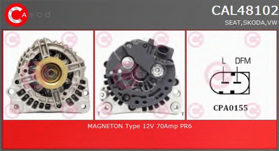 Casco CAL48102 - Alternator car-mod.net