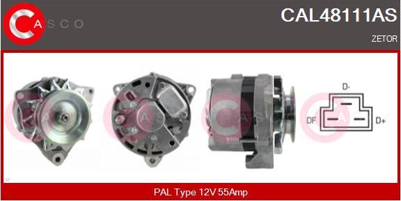 Casco CAL48111AS - Alternator car-mod.net
