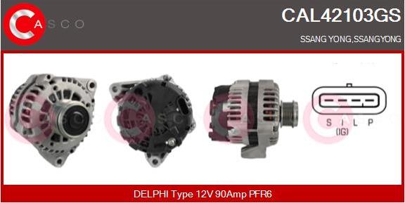Casco CAL42103GS - Alternator car-mod.net
