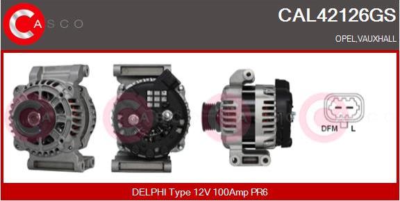 Casco CAL42126GS - Alternator car-mod.net
