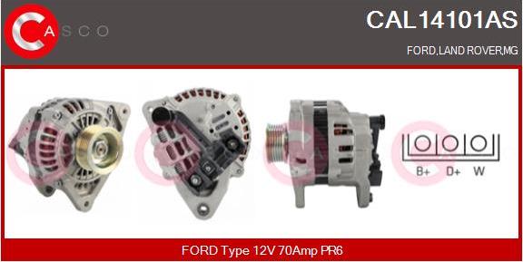 Casco CAL14101AS - Alternator car-mod.net