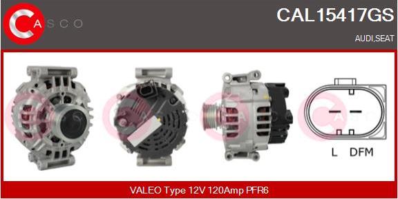 Casco CAL15417GS - Alternator car-mod.net