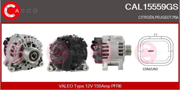 Casco CAL15559GS - Alternator car-mod.net