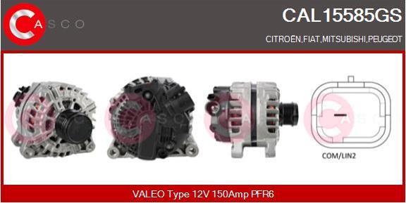 Casco CAL15585GS - Alternator car-mod.net