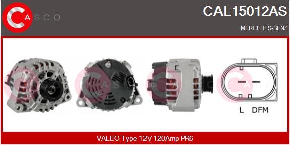 Casco CAL15012AS - Alternator car-mod.net