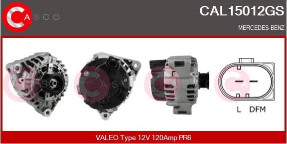 Casco CAL15012GS - Alternator car-mod.net