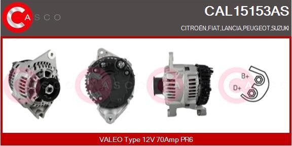 Casco CAL15153AS - Alternator car-mod.net