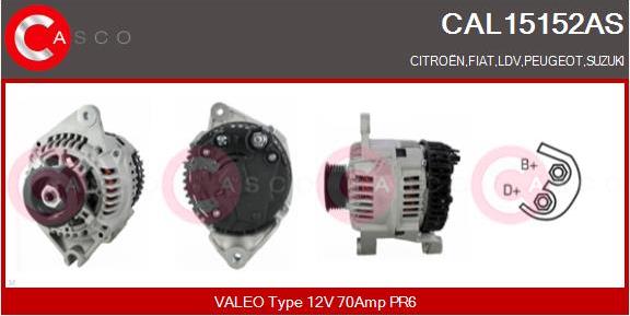 Casco CAL15152AS - Alternator car-mod.net