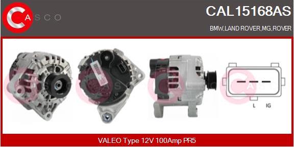 Casco CAL15168AS - Alternator car-mod.net