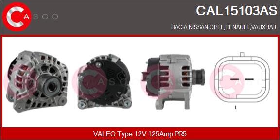 Casco CAL15103AS - Alternator car-mod.net