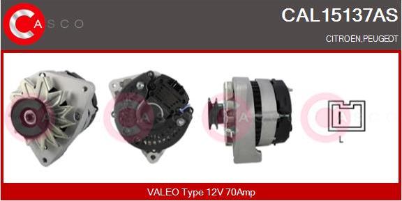 Casco CAL15137AS - Alternator car-mod.net