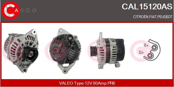 Casco CAL15120AS - Alternator car-mod.net