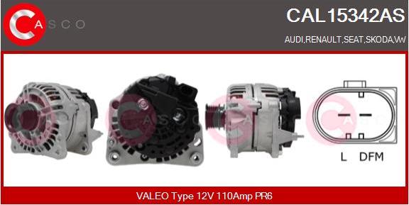 Casco CAL15342AS - Alternator car-mod.net