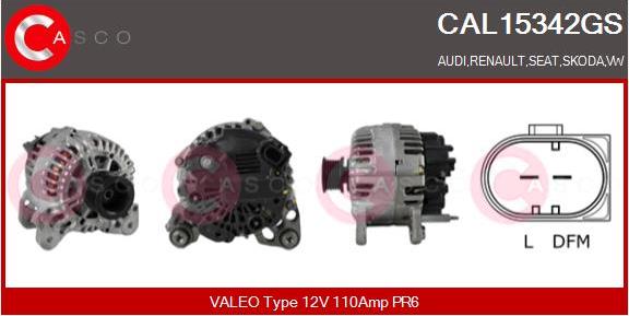 Casco CAL15342GS - Alternator car-mod.net