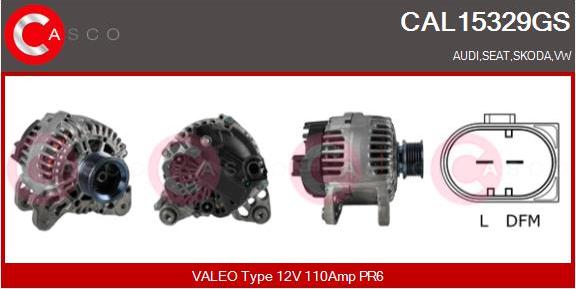 Casco CAL15329GS - Alternator car-mod.net