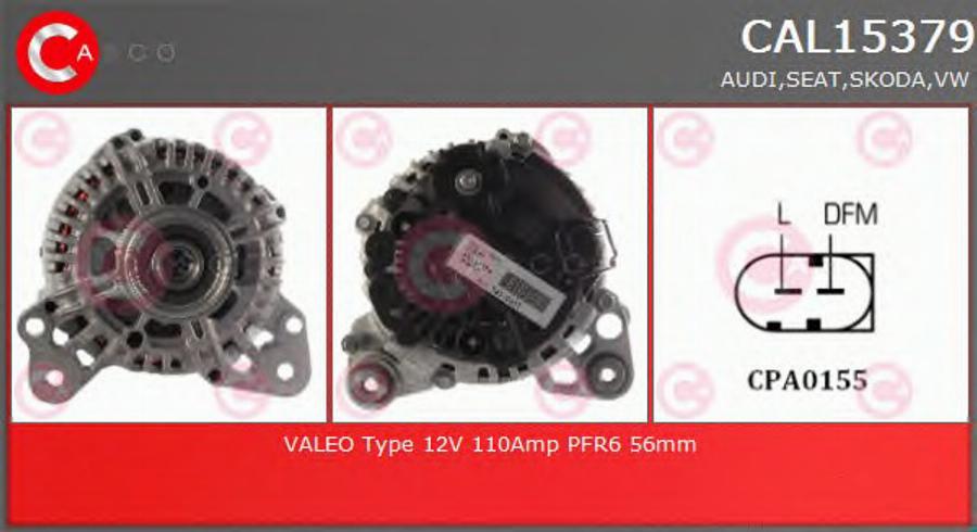 Casco CAL15379 - Alternator car-mod.net