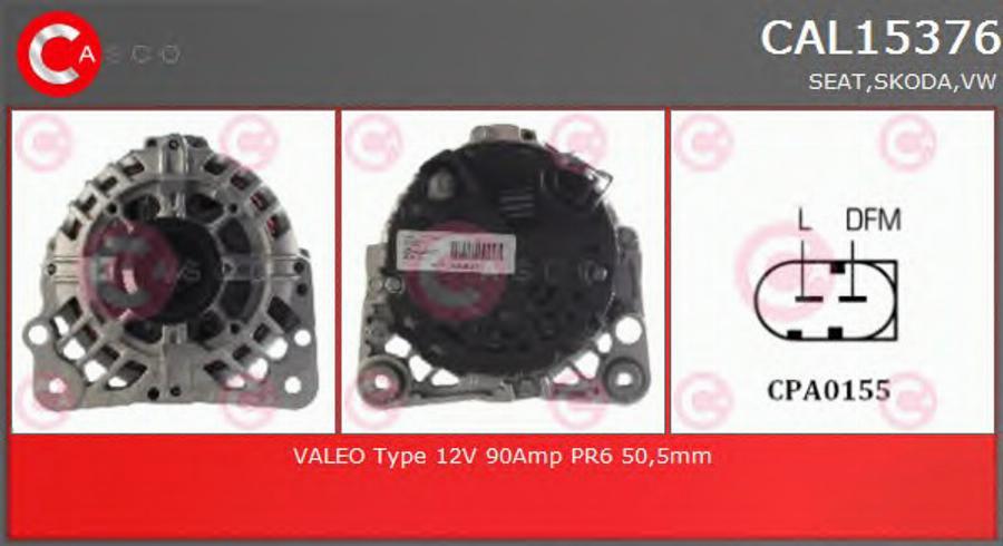 Casco CAL15376 - Alternator car-mod.net