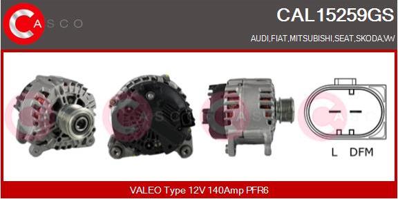 Casco CAL15259GS - Alternator car-mod.net