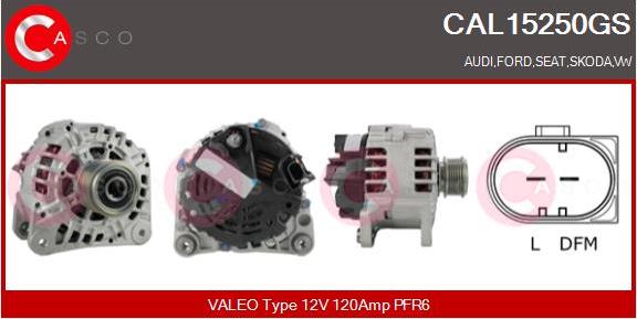 Casco CAL15250GS - Alternator car-mod.net