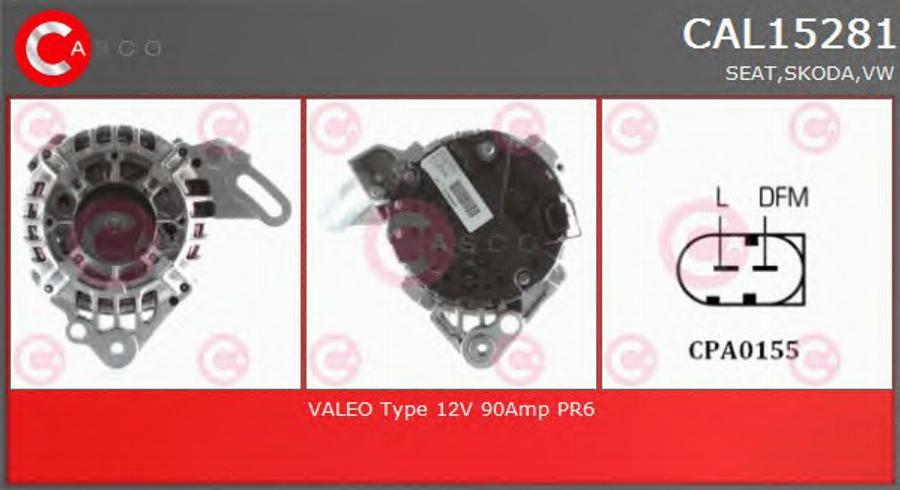Casco CAL15281 - Alternator car-mod.net