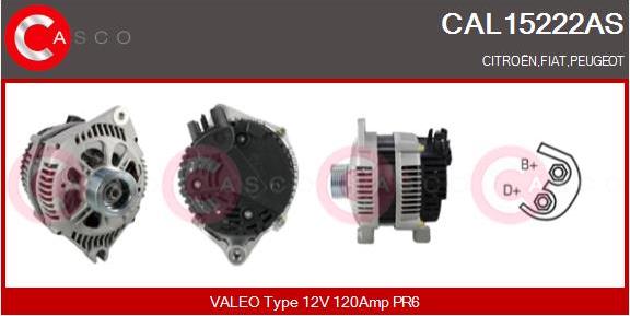 Casco CAL15222AS - Alternator car-mod.net