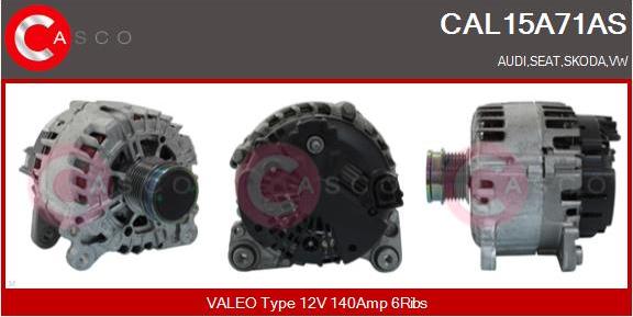 Casco CAL15A71AS - Alternator car-mod.net