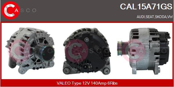 Casco CAL15A71GS - Alternator car-mod.net