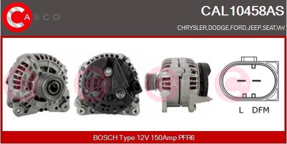Casco CAL10458AS - Alternator car-mod.net