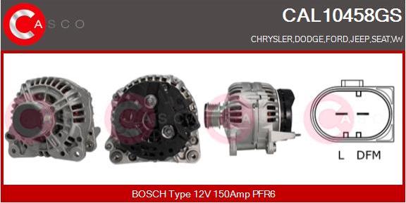 Casco CAL10458GS - Alternator car-mod.net
