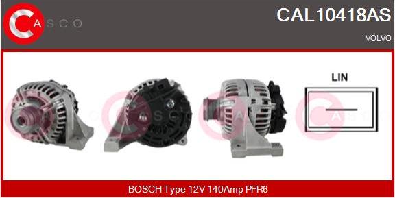 Casco CAL10418AS - Alternator car-mod.net