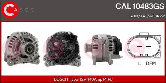 Casco CAL10483GS - Alternator car-mod.net