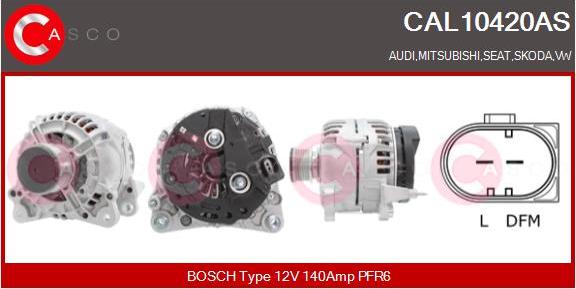 Casco CAL10420AS - Alternator car-mod.net