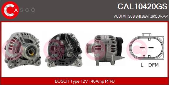 Casco CAL10420GS - Alternator car-mod.net