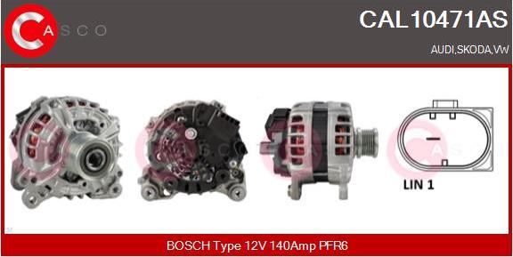 Casco CAL10471AS - Alternator car-mod.net
