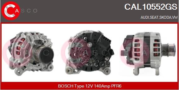 Casco CAL10552GS - Alternator car-mod.net