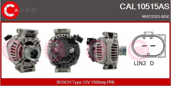 Casco CAL10515AS - Alternator car-mod.net