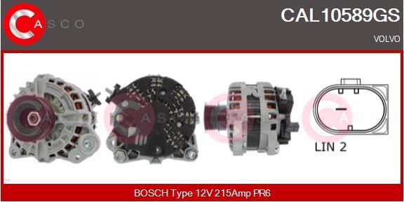 Casco CAL10589GS - Alternator car-mod.net